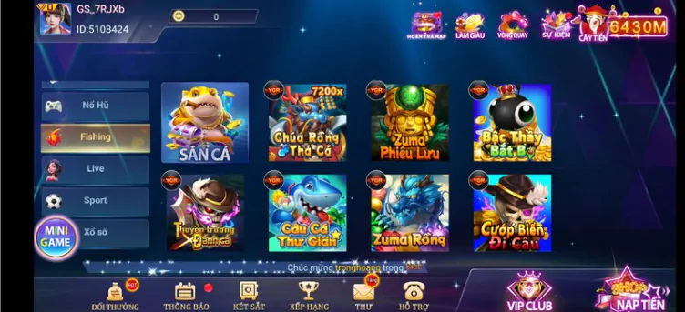 Phiên bản săn cá đổi thưởng cực hay tại cổng game Twin