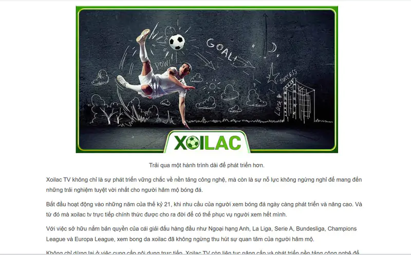 Xoilac TV - Tụ điểm xem bóng đá chất lượng cao cho người hâm mộ Việt