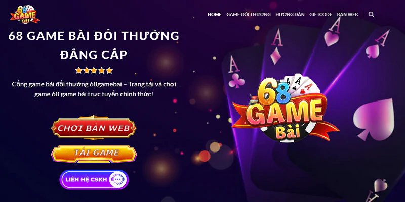 Giới thiệu nhà cái 68 game bài - Sân chơi casino trực tuyến đẳng cấp