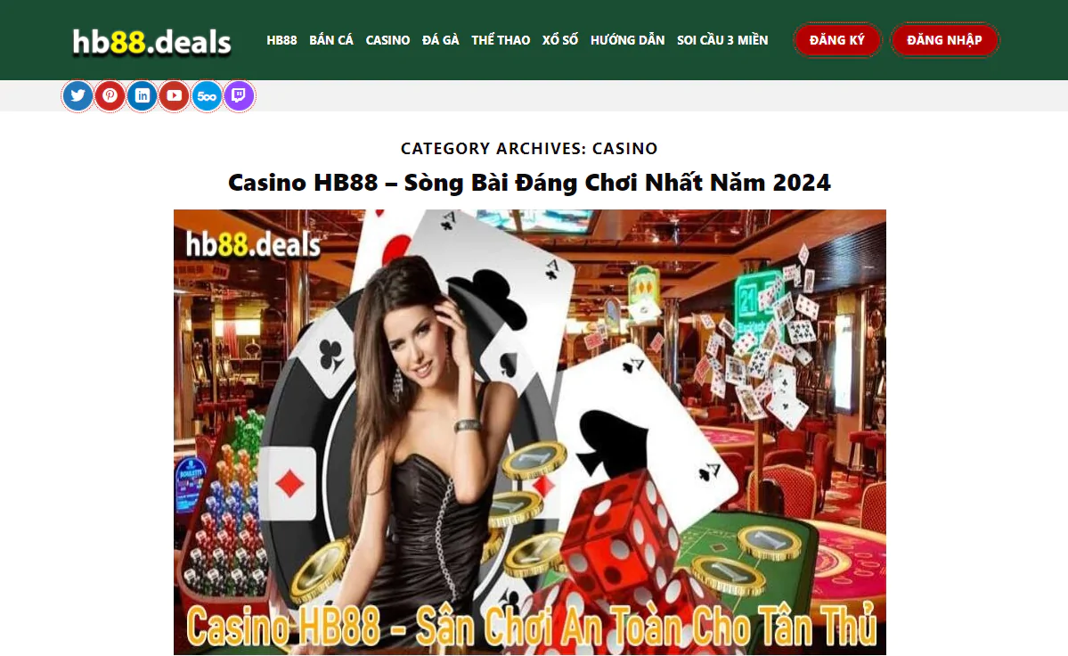 Casino Hb88: Cổng game uy tín, chất lượng hàng đầu