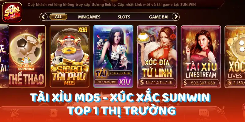 Tài Xỉu MD5 - Xúc Xắc Sunwin Top 1 Thị Trường