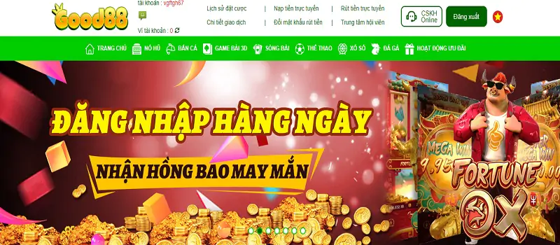 Good88 - Chơi game cá cược online uy tín và an toàn nhất VN