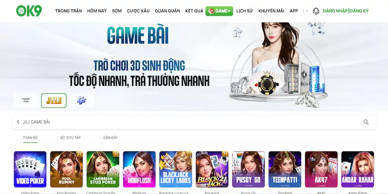 Game Bài OK9 - Sảnh Cược Đổi Thưởng Đỉnh Cao Năm 2024